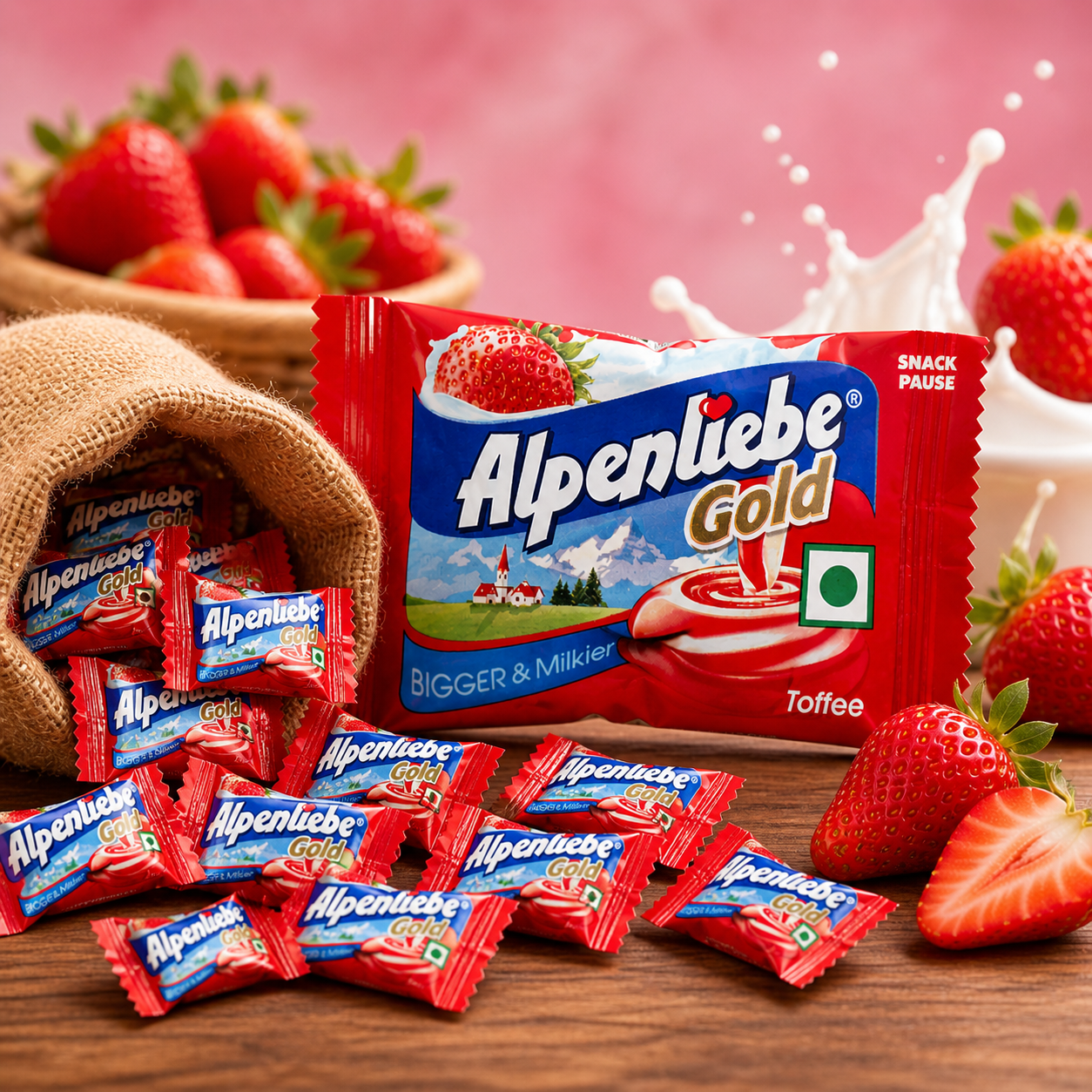Alpenliebe Strawberry | The 90s Treats