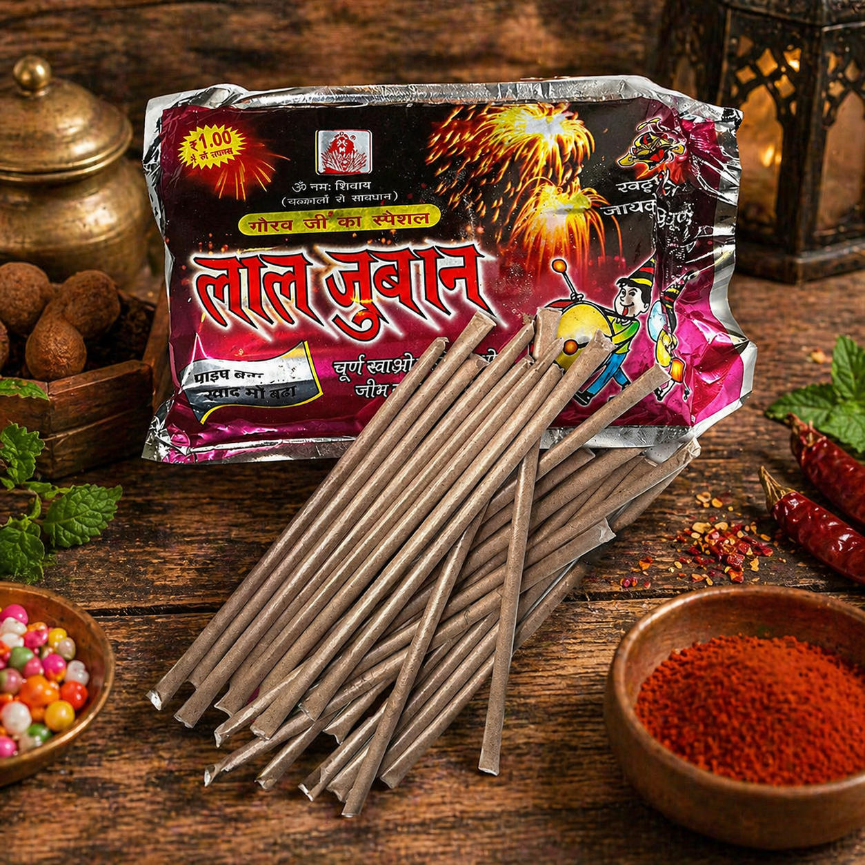 Laal Zubaan Sticks | The 90s Treats
