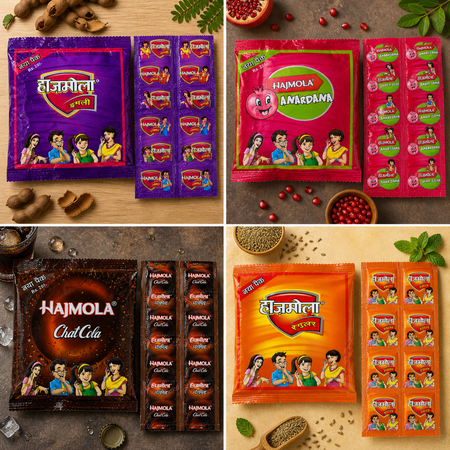 Hajmola (4 Flavours) | The 90s Treats