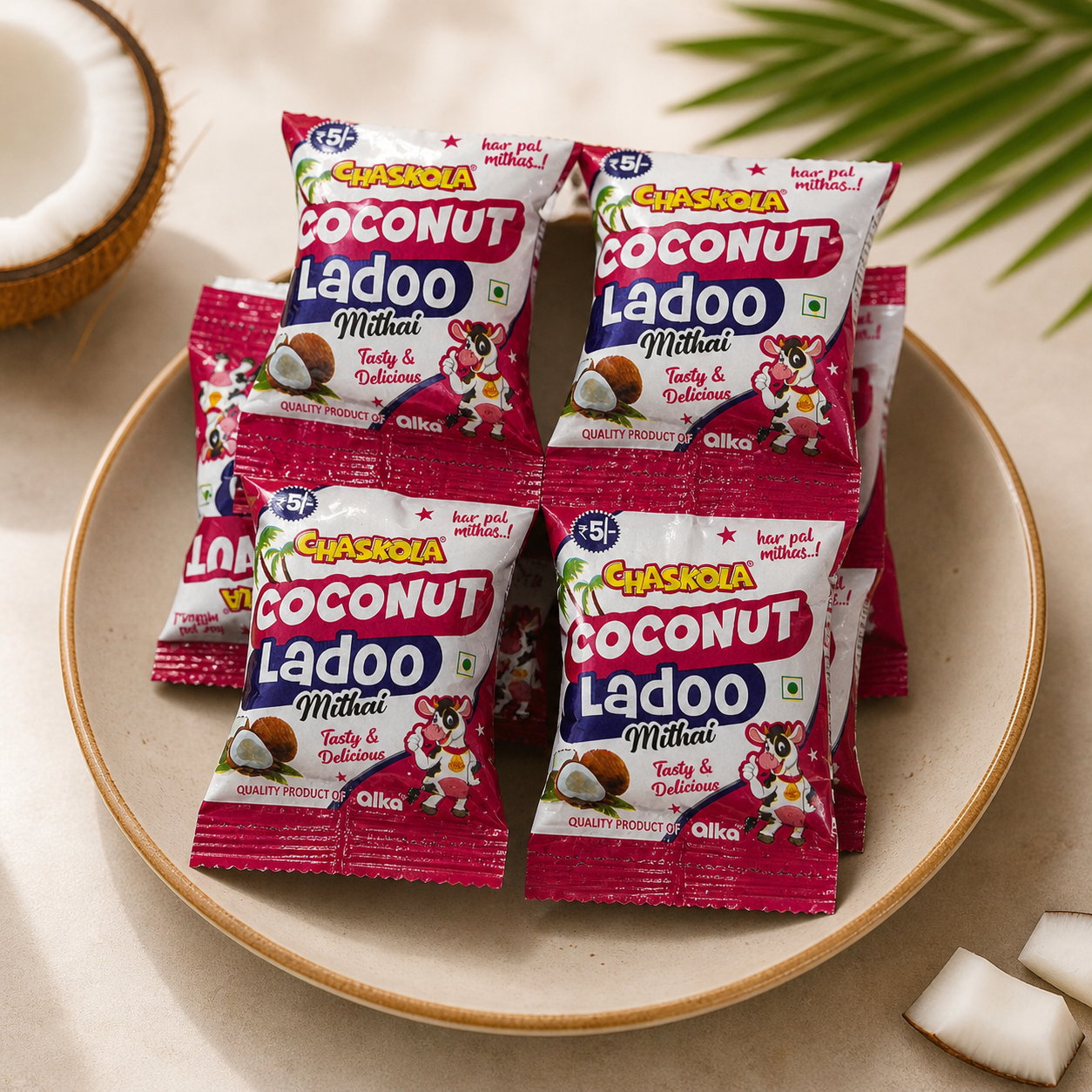 Coconut Ladoo | The 90s Treats