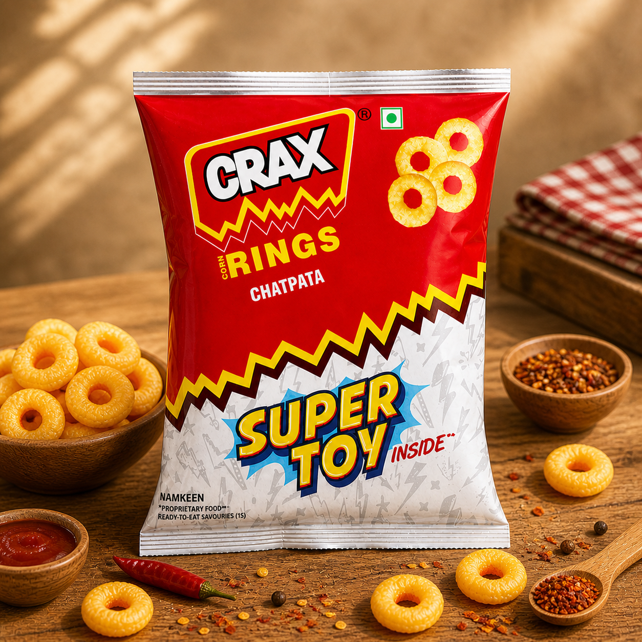 Crax Rings Chatpata | The 90s Treats